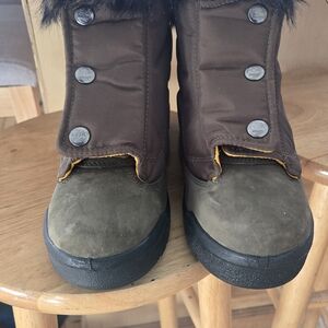 Timberland Brown and Olive Men's Boots